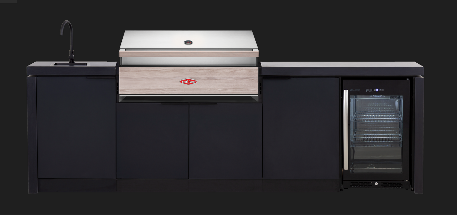 Cabinex Classic Kitchen paired with BeefEater 1500 Series Grill