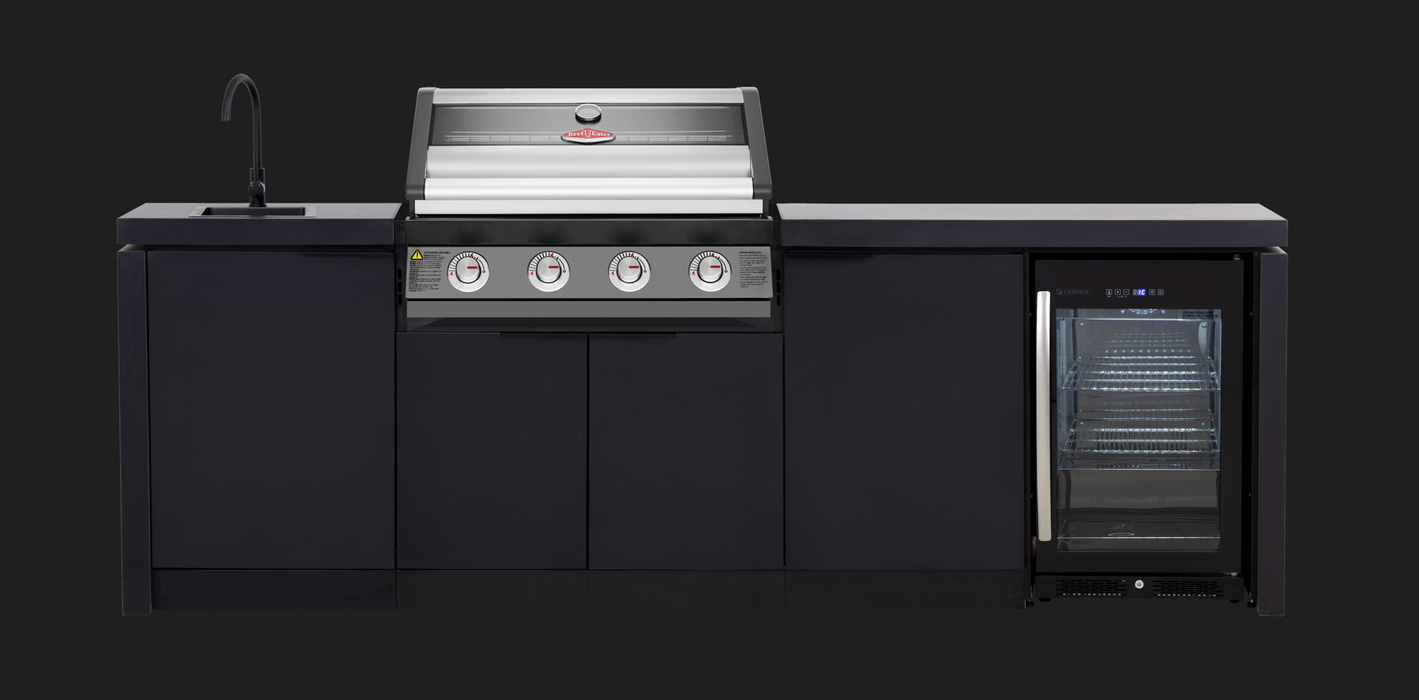 Cabinex Classic Kitchen paired with BeefEater 1600 Series Grill