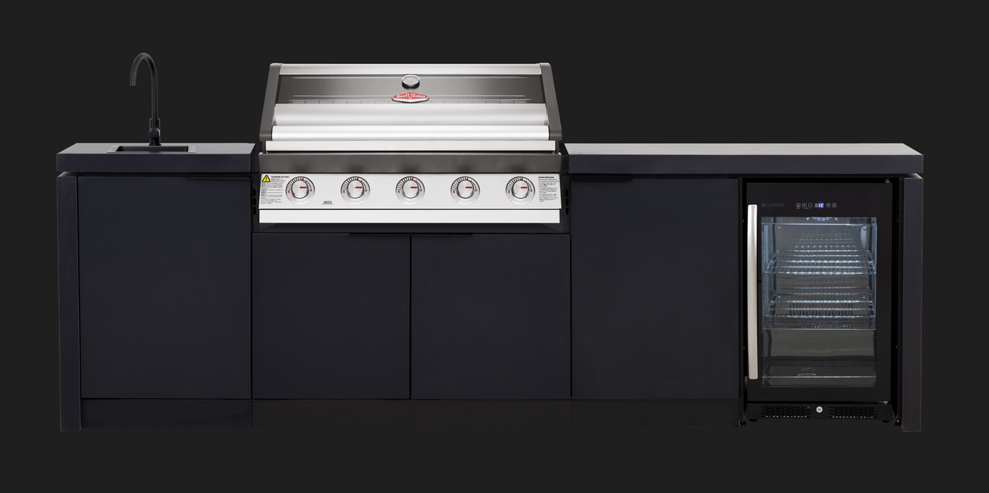 Cabinex Classic Kitchen paired with BeefEater 1600 Series Grill