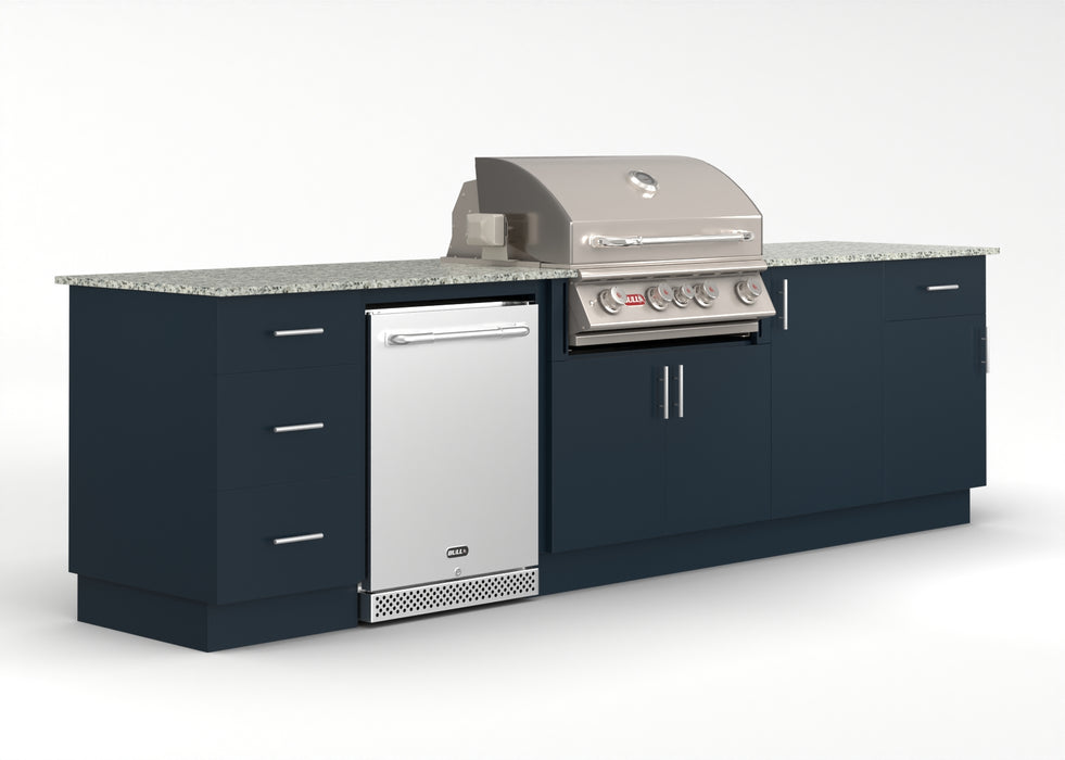 DuraBull™ Charleston Kitchen with Premium Angus Grill & Premium Fridge