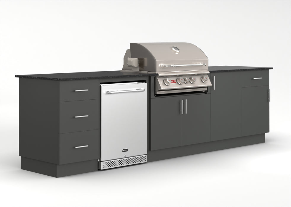 DuraBull™ Charleston Kitchen with Premium Angus Grill & Premium Fridge