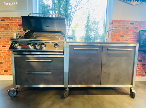 BURNOUT BBQ Kitchen (on casters) - Ex Display Model