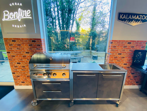 BURNOUT BBQ Kitchen (on casters) - Ex Display Model