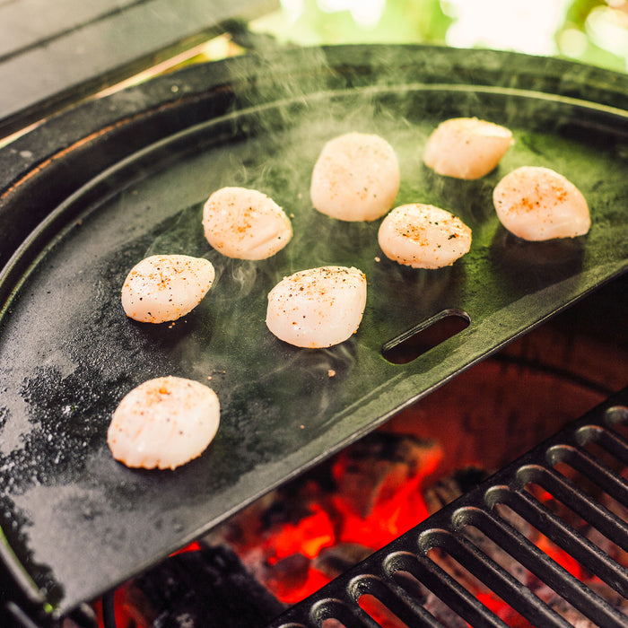 Kamado Joe - Half-Moon Cast Iron Reversible Griddle