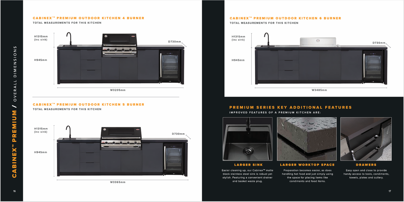 Cabinex Premium Kitchen Paired with BeefEater 1500 Series Grill