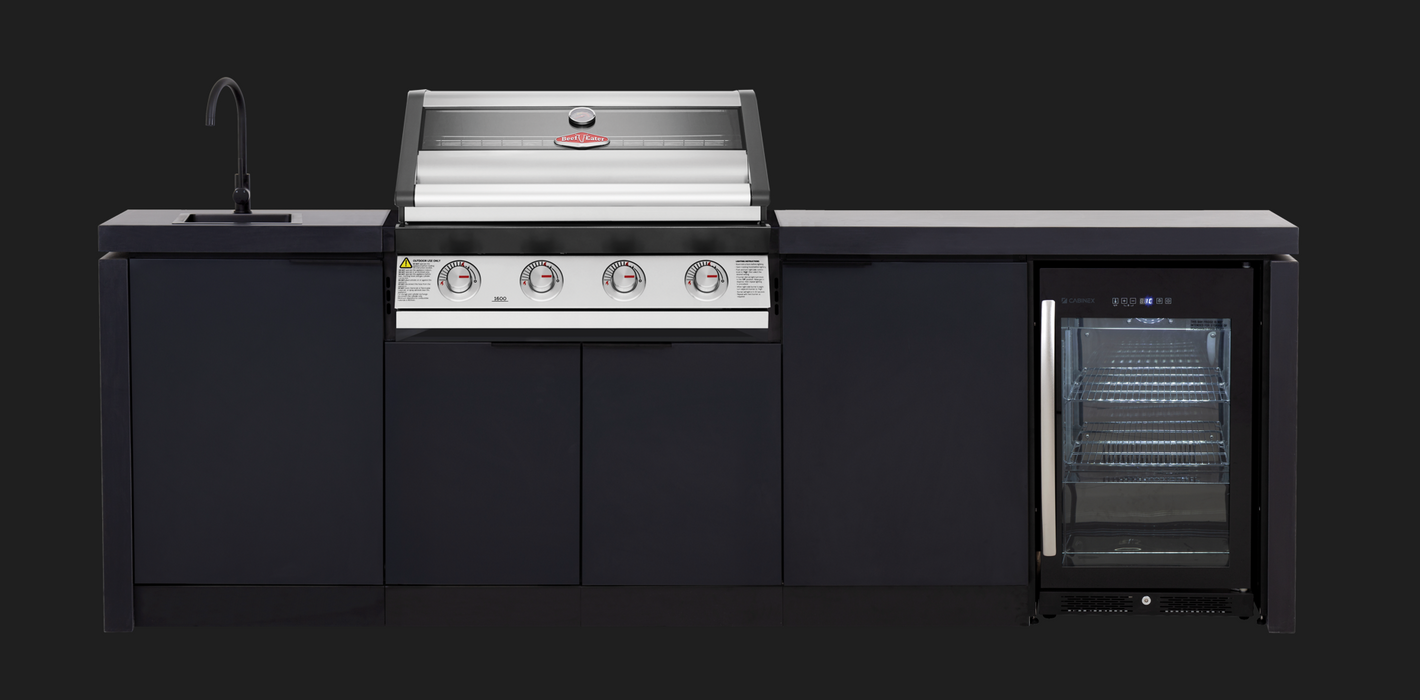 Cabinex Classic Kitchen paired with BeefEater 1600 Series Grill