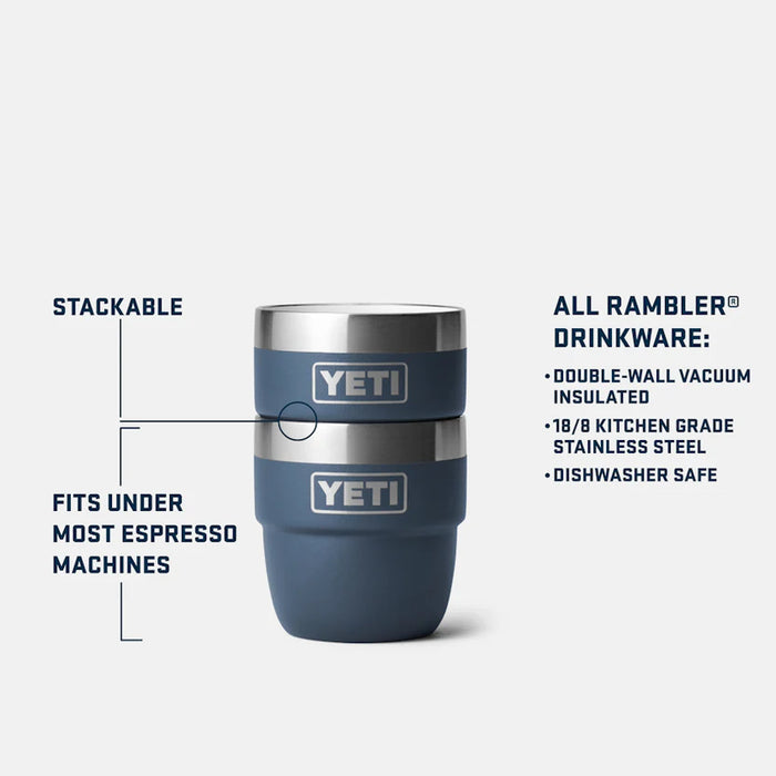 YETI Rambler 4 oz (118 ml) Stackable Cups